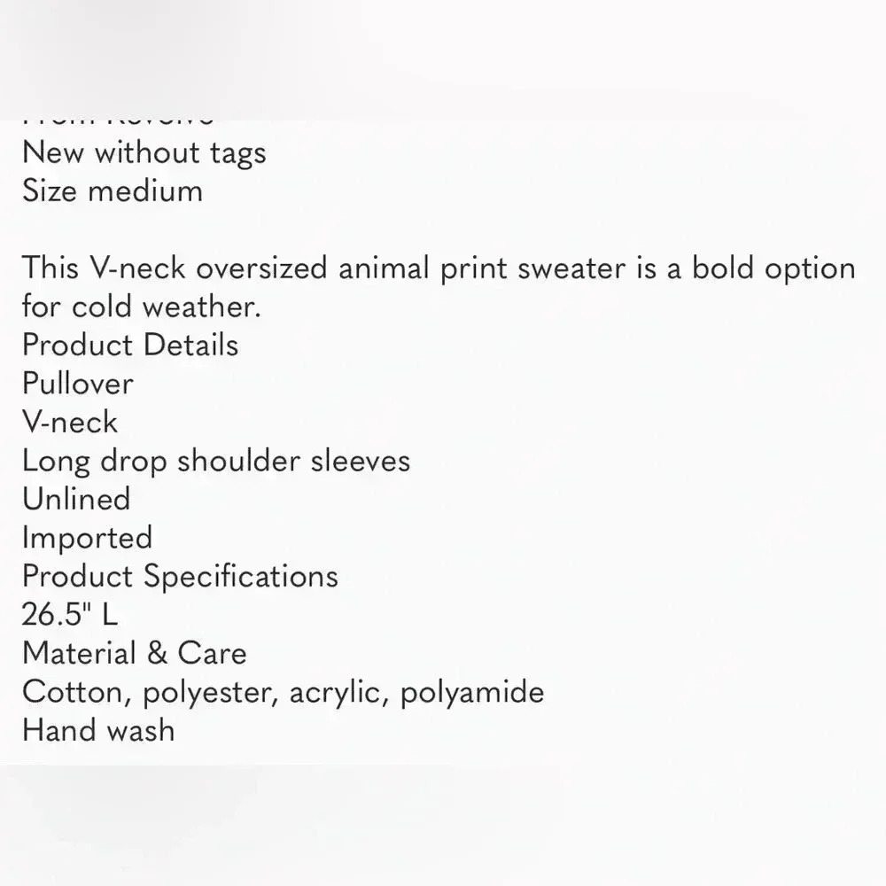 Free People Little Animal Pullover in Blue Fig Combo nwot size m - Picture 9 of 10